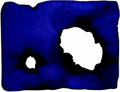 yves klein- monocrhome painting IKB22 Blue 1957